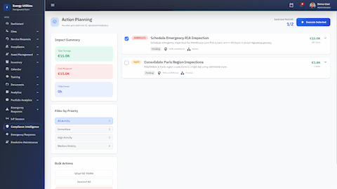 Action Planning with Impact Summary